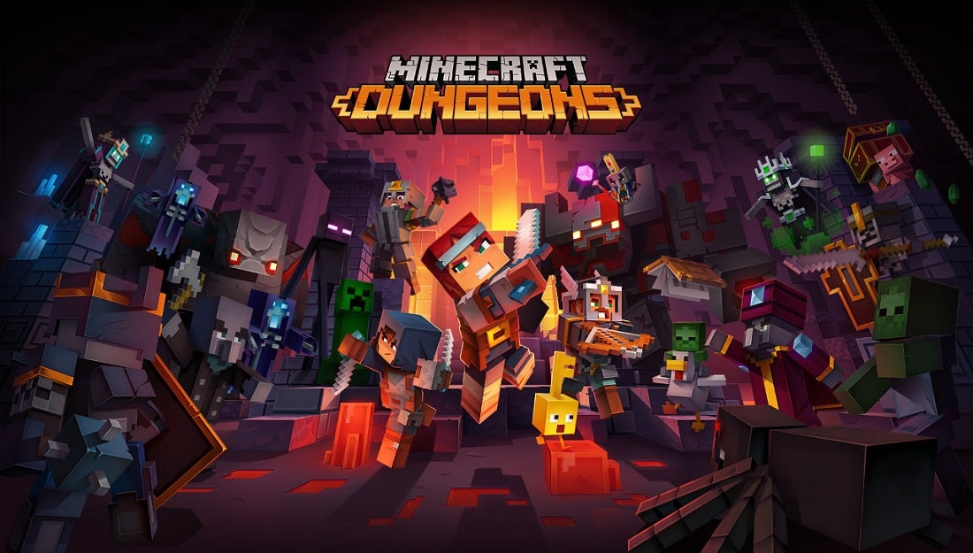 Minecraft Dungeons Rolling Video Games Long Island