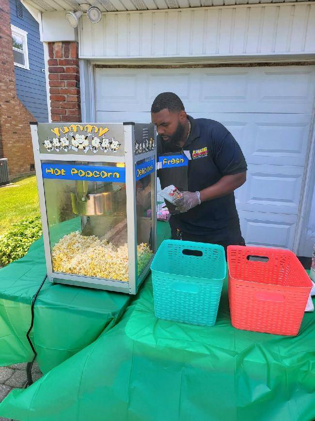 Popcorn Game Truck Birthday Party